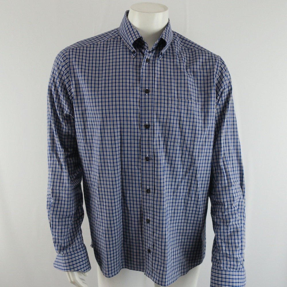 Eton Contemporary Long Sleeve Button Up Shirt Mens 41 / Large